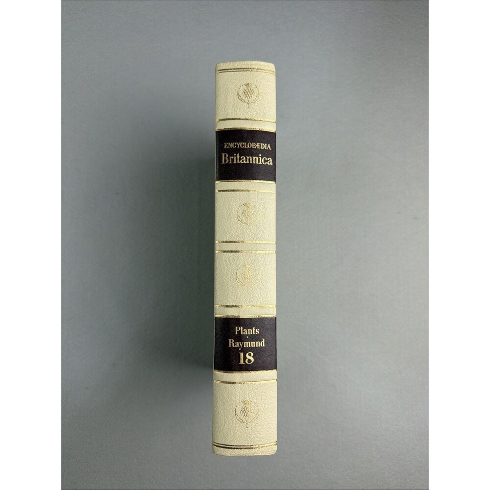Vintage Encyclopedia Britannica Replacement Volume 18 Gold Plants Raymund